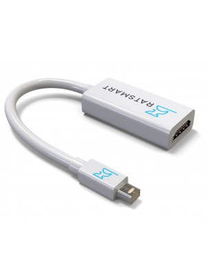 Thunderbolt to Hdmi Adapter by RatSmart, Mini DisplayPort to HDMI Adapter for MacBook Air/Pro, Microsoft Surface Pro, Projectors, Monitors, Thunderbolt to HDMI Female