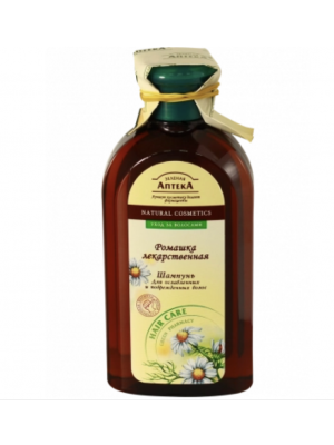 Shampoo for weak and damaged hair. Chamomile